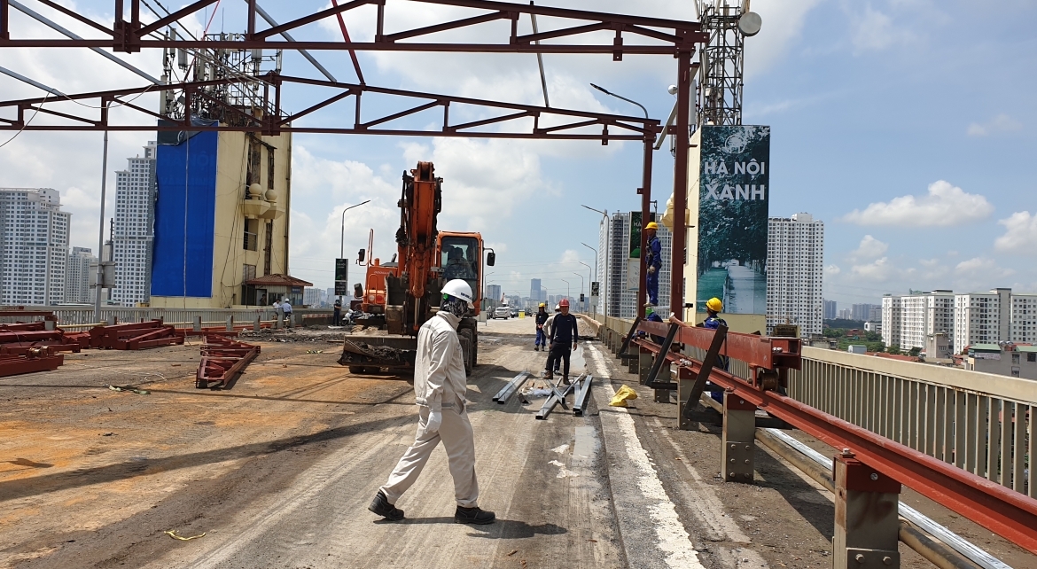 Vĩnh Hưng tham gia dự án 269 tỷ sửa chữa cầu Thăng Long - VĨNH HƯNG JSC