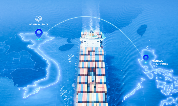 VĨNH HƯNG XUẤT KHẨU 2500 TẤN DẦM CẦU THÉP TỚI PHILIPPIN - VĨNH HƯNG JSC