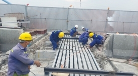Sửa chữa khe co giãn cầu Mỹ Thuận 1 - VĨNH HƯNG JSC