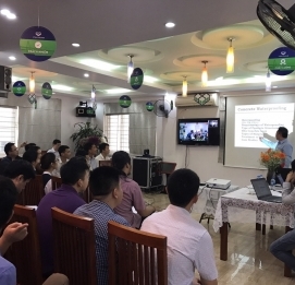 Vĩnh Hưng đào tạo  về sản phẩm chống thấm - VĨNH HƯNG JSC