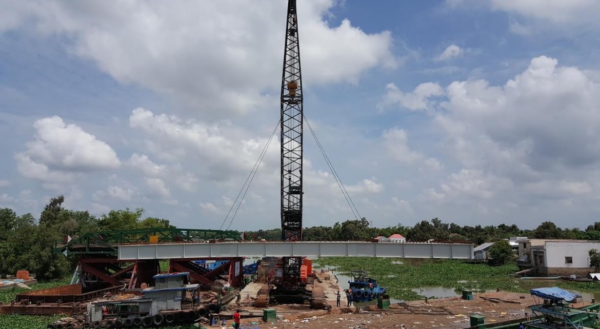 Thi công sửa chữa cầu Mộc Hóa - Ô Chát - VĨNH HƯNG JSC