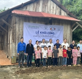 VĨNH HƯNG KHỞI CÔNG XÂY DỰNG ĐIỂM TRƯỜNG TẶNG HỌC SINH - VĨNH HƯNG JSC