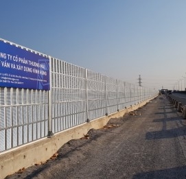 Sản phẩm vách chống ồn Vĩnh Hưng ở Dự án Pháp Vân – Cầu - VĨNH HƯNG JSC