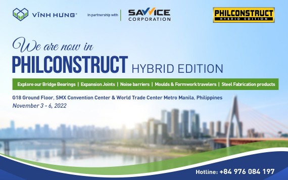 Vĩnh Hưng tham dự Philconstruct tại Philippines 2022 - VĨNH HƯNG JSC