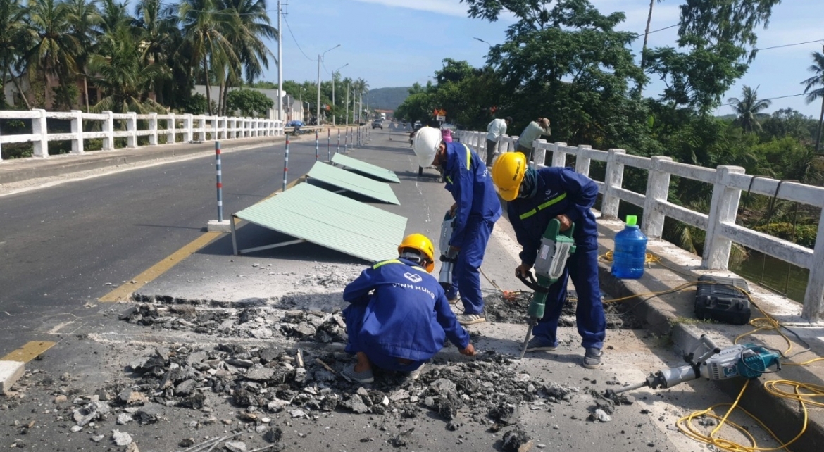 DỰ ÁN SỬA CHỮA CÁC CẦU TRÊN QL1, QL19C - VĨNH HƯNG JSC