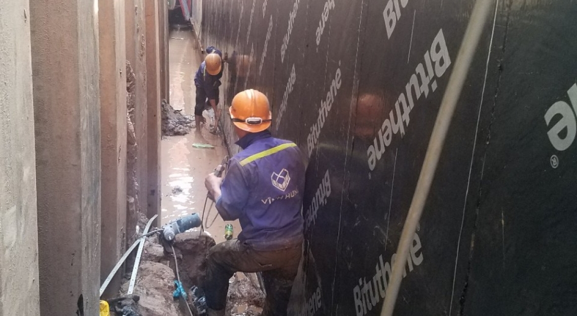 Dự án thi công chống thấm Hầm Tân Vạn - VĨNH HƯNG JSC