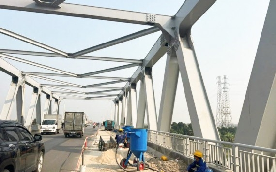 Hoàn tất thi công sửa chữa cầu Hồ và 5 cầu trên tuyến - VĨNH HƯNG JSC