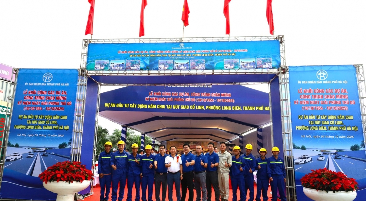 Khởi công Dự án xây dựng hầm chui tại nút giao Cổ Linh - Vinh Hung JSC