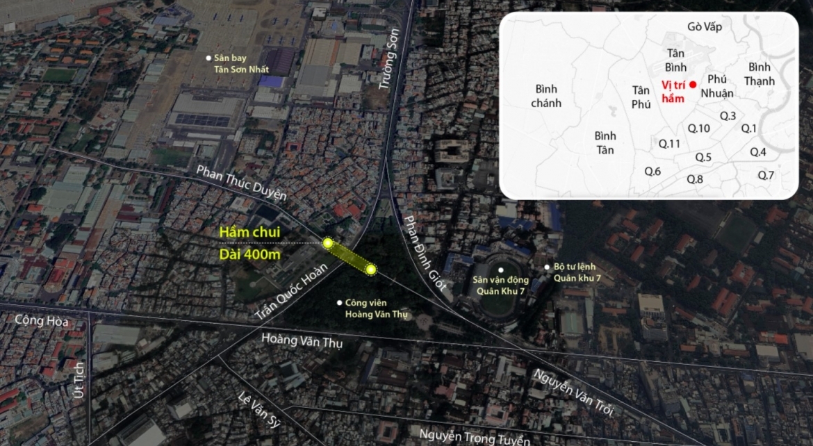 Dự án hầm Trần Quốc Hoàn - Phan Thúc Duyện - VĨNH HƯNG JSC