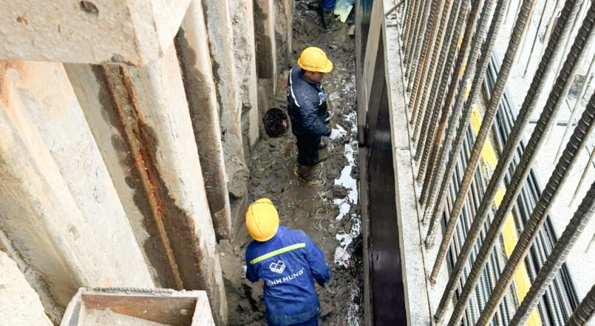 Chống thấm Hầm Phú Thứ - Nút giao đa tầng 1.400 tỷ - VĨNH HƯNG JSC