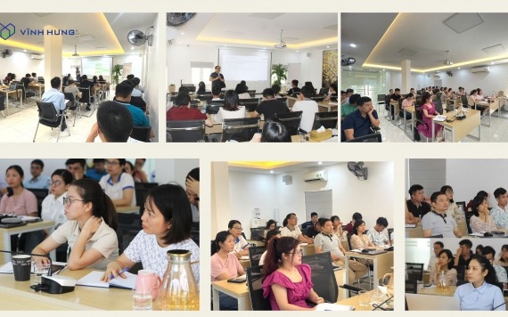 VĨNH HƯNG TỔ CHỨC KHÓA 'ĐÀO TẠO NHẬN THỨC VÀ ĐÁNH GIÁ N - VĨNH HƯNG JSC