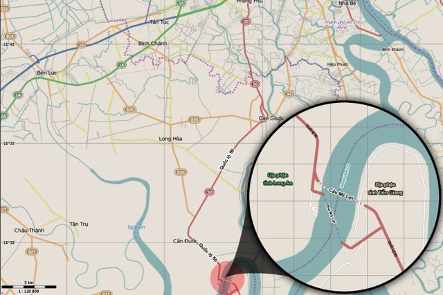 Sơ đồ cầu Mỹ Lợi - Đồ họa: Trị Thi&ecirc;n - Việt Th&aacute;i